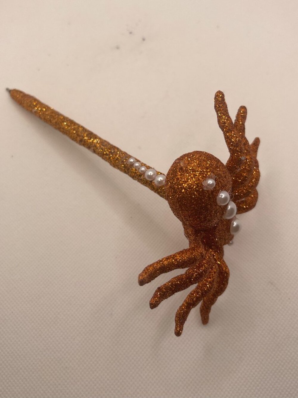 Orange Spider Journal Writing Pen